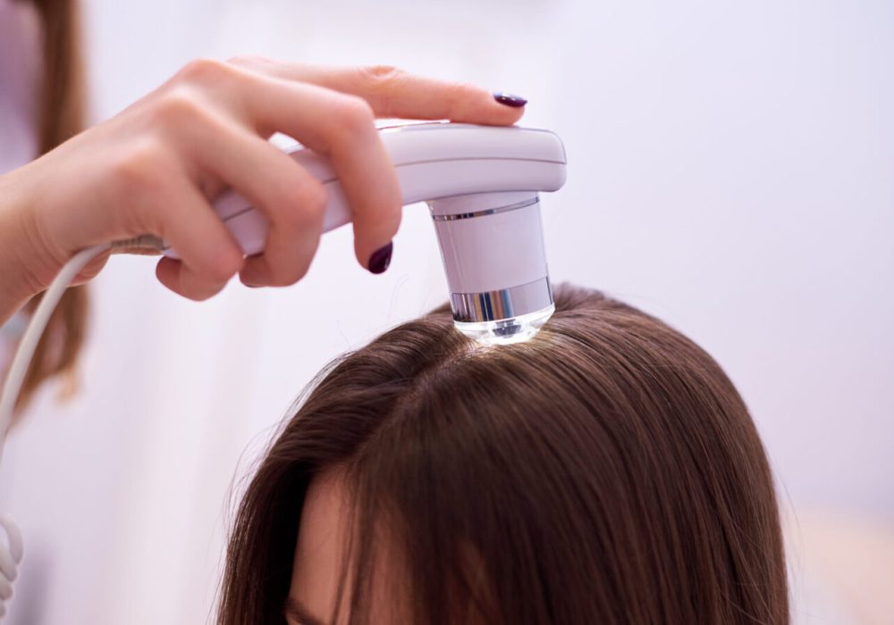 Microscopic,Examination,Of,The,Hair,And,Skin,Of,The,Scalp.